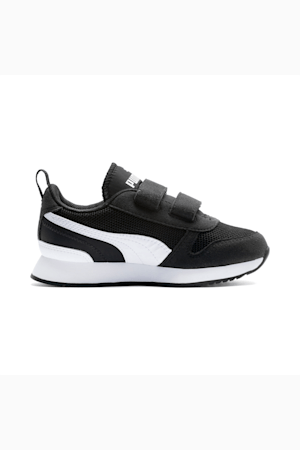 PUMA R78 Little Kids' Shoes, Puma Black-Puma White, extralarge