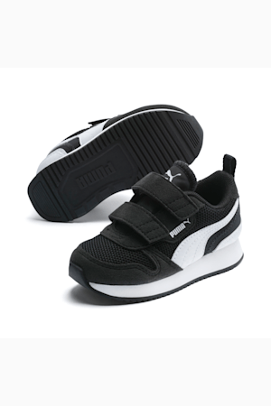 PUMA R78 Toddler Shoes, Puma Black-Puma White, extralarge