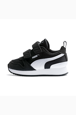 PUMA R78 Toddler Shoes, Puma Black-Puma White, extralarge