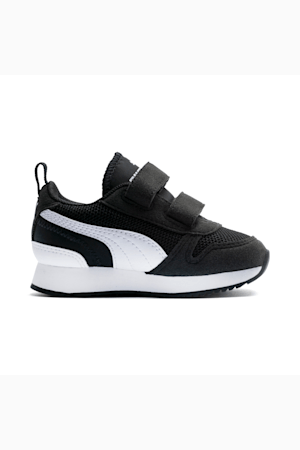 PUMA R78 Toddler Shoes, Puma Black-Puma White, extralarge