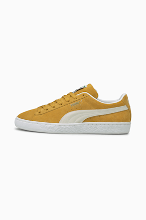 Suede Classic XXI Trainers, Honey Mustard-Puma White, extralarge-GBR