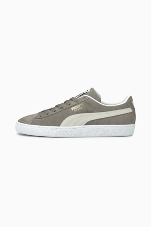 Suede Classic XXI Trainers, Steel Gray-Puma White, extralarge-GBR