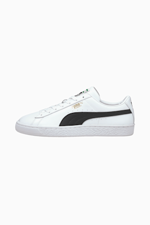 Basket Classic XXI Men's Sneakers, Puma White-Puma Black, extralarge