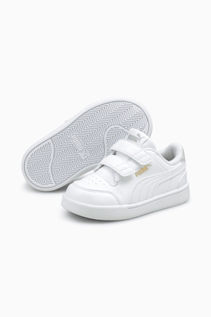 Shuffle V Toddlers' Sneakers, Puma White-Puma White-Gray Violet-Puma Team Gold, extralarge