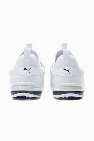 Axelion Slip-on Big Kids' Sneakers, PUMA White-Marine Blue, extralarge