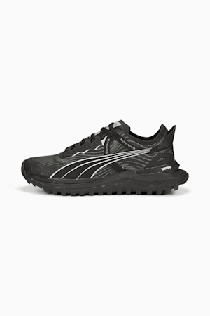 Voyage NITRO 2 Men's Trail Running Shoes, Puma Black-Metallic Silver, extralarge-GBR