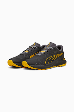 SEASONS Fast-Trac NITRO™ GORE-TEX® Men's Running Shoes, PUMA Black-Yellow Sizzle, extralarge