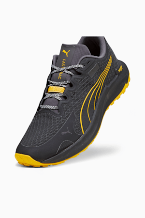 SEASONS Fast-Trac NITRO™ GORE-TEX® Men's Running Shoes, PUMA Black-Yellow Sizzle, extralarge