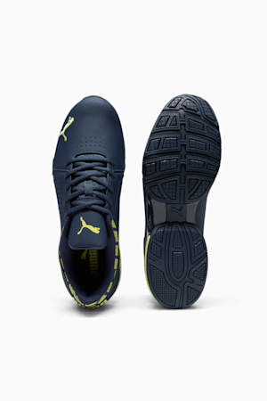 Viz Runner Repeat Men's Running Sneakers, Club Navy-Lime Sheen, extralarge