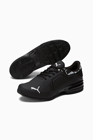 Viz Runner Repeat Wide Men's Running Shoes, Puma Black-Puma White, extralarge