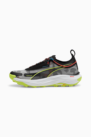 Souliers de course en sentier Voyage NITRO 3 Hommes, PUMA Black-Lime Pow-Active Red, extralarge