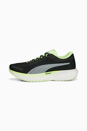 Deviate NITRO 2 Run 75 Running Shoes Men, PUMA Black-Fast Yellow-Light Mint, extralarge-GBR