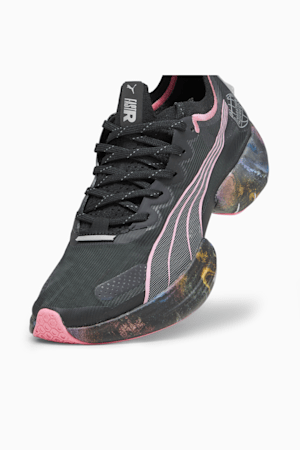Fast-R NITRO Elite 'Marathon Series' Women's Running Shoes, PUMA Black-Strawberry Burst-Yellow Blaze, extralarge-GBR