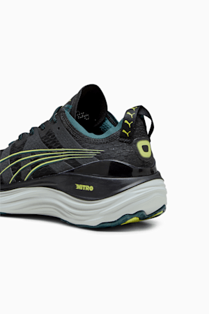 ForeverRun NITRO™ WTR Men's Running Shoes, PUMA Black-Malachite-Yellow Burst, extralarge