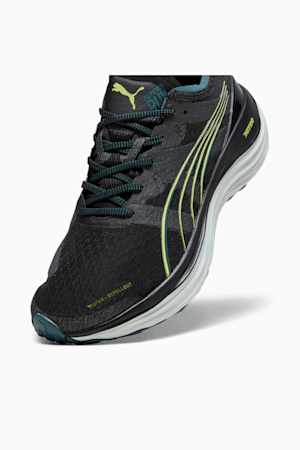 ForeverRun NITRO™ WTR Men's Running Shoes, PUMA Black-Malachite-Yellow Burst, extralarge