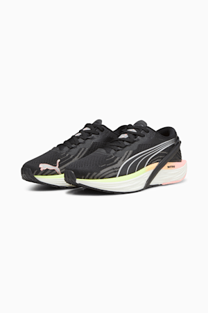 Chaussures de sport Run XX NITRO 2 Femme, PUMA Black-Koral Ice-Speed Green-PUMA Silver, extralarge