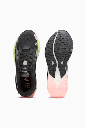 Run XX NITRO™ 2 Women's Running Shoes, PUMA Black-Koral Ice-Speed Green-PUMA Silver, extralarge
