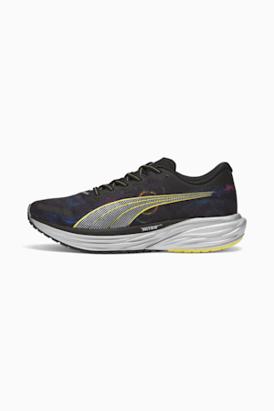Deviate NITRO™ 2 'Marathon Series' Men's Running Shoes, PUMA Black-Yellow Blaze-Strawberry Burst, extralarge