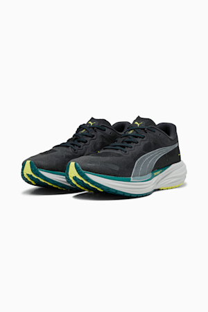 Deviate NITRO 2 WTRepel Men's Running Shoes, PUMA Black-Yellow Burst-Malachite, extralarge-GBR