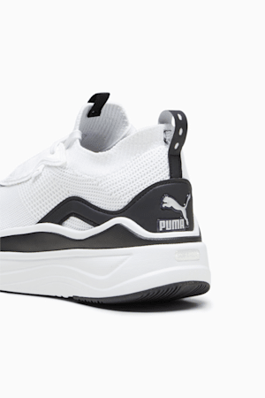 Softride Stakd Women's Running Shoes, PUMA White-PUMA Black-PUMA Silver, extralarge