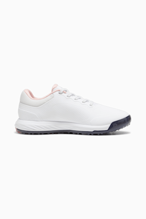 Alphacat NITRO™ Women's Golf Shoes, PUMA White-Deep Navy-Peach Smoothie, extralarge-GBR