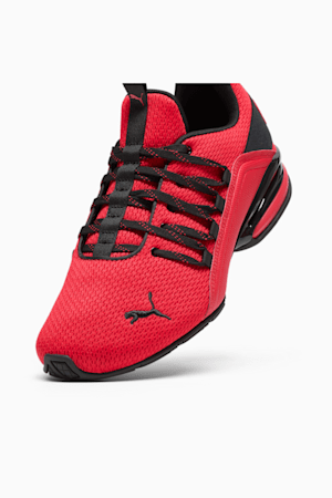 Axelion Refresh Wide Men's Running Shoes, For All Time Red-PUMA Black, extralarge