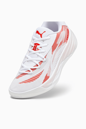 All-Pro NITRO™ Team Men's Basketball Shoes, PUMA White-For All Time Red, extralarge