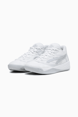 Souliers de basketball Stewie 2 Team Femmes, PUMA White-Platinum Gray, extralarge