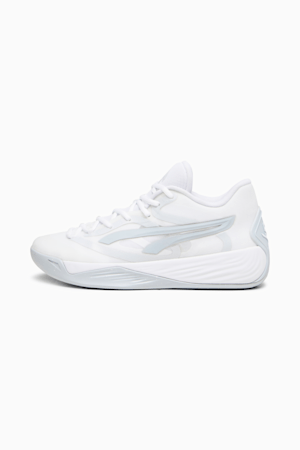 STEWIE x TEAM Stewie 2 Women's Basketball Shoes, PUMA White-Platinum Gray, extralarge