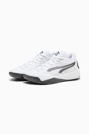 STEWIE x TEAM Stewie 2 Women's Basketball Shoes, PUMA White-PUMA Black, extralarge