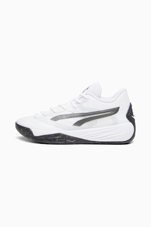 STEWIE x TEAM Stewie 2 Women's Basketball Shoes, PUMA White-PUMA Black, extralarge