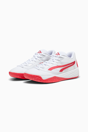 Souliers de basketball Stewie 2 Team Femmes, PUMA White-For All Time Red, extralarge