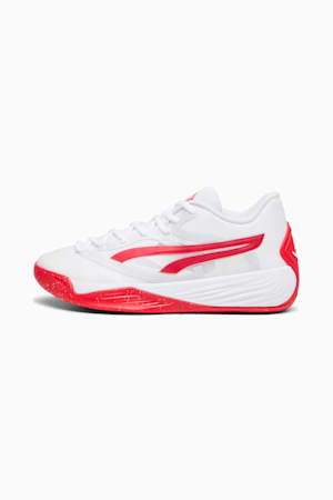 STEWIE x TEAM Stewie 2 Women's Basketball Shoes, PUMA White-For All Time Red, extralarge