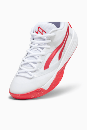 STEWIE x TEAM Stewie 2 Women's Basketball Shoes, PUMA White-For All Time Red, extralarge