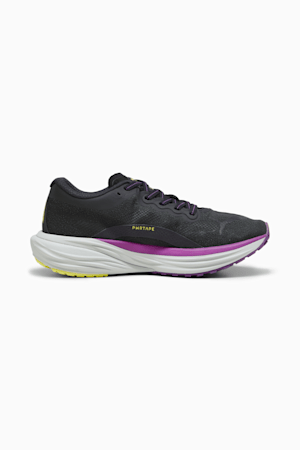 Deviate NITRO 2 WTRepel Women's Running Shoes, PUMA Black-Purple Pop-Yellow Burst, extralarge-GBR