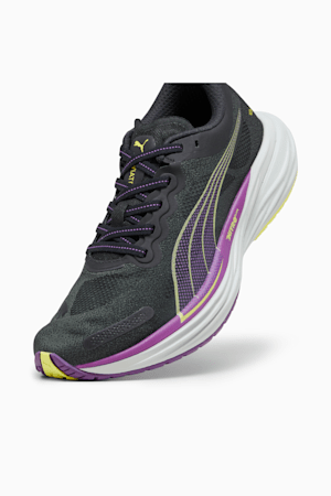 Deviate NITRO 2 WTRepel Women's Running Shoes, PUMA Black-Purple Pop-Yellow Burst, extralarge-GBR