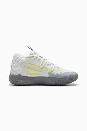 Chaussures de basketball MB.03 Hills, Feather Gray-Lime Smash, extralarge
