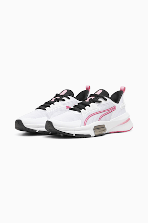 PWRFrame TR 3 Women's Training Shoes, PUMA White-Garnet Rose-Fast Pink, extralarge-GBR