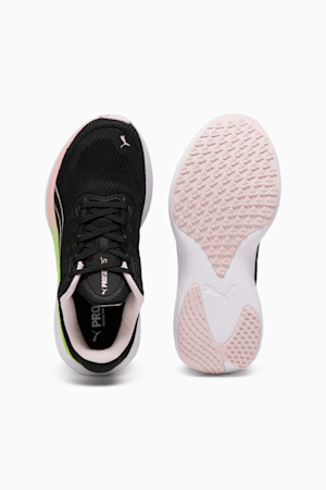 Scend Pro Women's Running Shoes, PUMA Black-Frosty Pink-Speed Green-PUMA White, extralarge