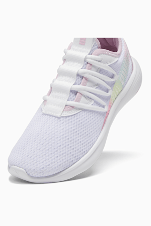 Star Vital Stripe Women's Running Shoe, PUMA White-Grape Mist, extralarge