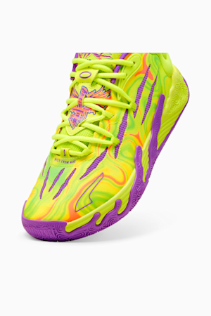 MB.03 Spark Basketball Shoes, Safety Yellow-Purple Glimmer, extralarge-GBR