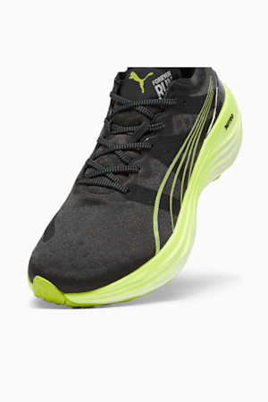 ForeverRun NITRO™ Men's Running Shoes, PUMA Black-Lime Pow-Mineral Gray, extralarge