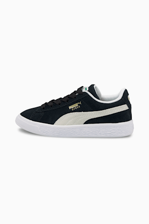 Suede Classic XXI Kids' Trainers, Puma Black-Puma White, extralarge-GBR