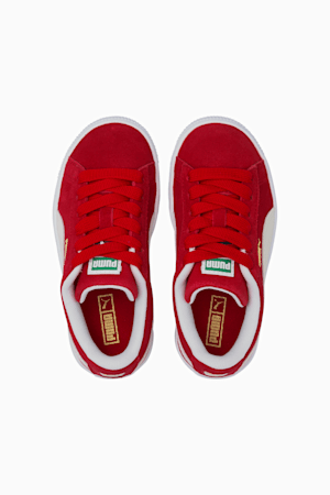 Suede Classic XXI Kids' Trainers, High Risk Red-Puma White, extralarge-GBR