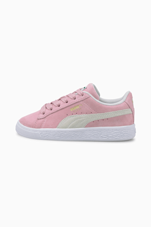 Suede Classic XXI Kids' Trainers, Pink Lady-Puma White, extralarge-GBR