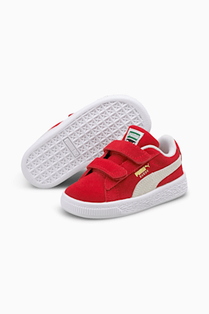 Suede Classic XXI Babies' Trainers, High Risk Red-Puma White, extralarge-GBR