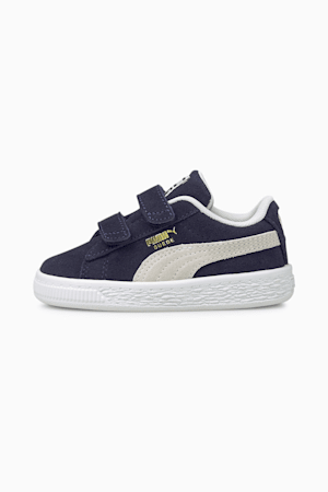 Suede Classic XXI AC Toddler Shoes, Peacoat-Puma White, extralarge