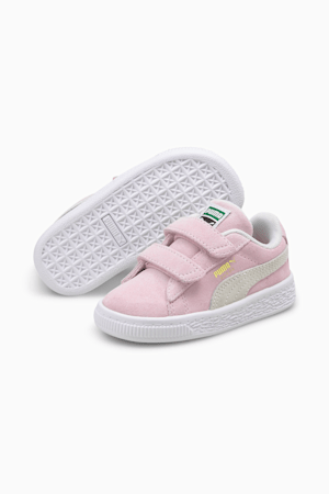 Suede Classic XXI AC Toddler Shoes, Pink Lady-Puma White, extralarge