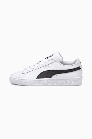 Basket Classic XXI Youth Trainers, Puma White-Puma Black, extralarge-GBR