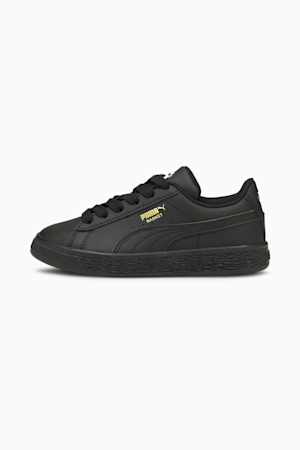 Basket Classic XXI Little Kids' Shoes, Puma Black-Puma Black, extralarge